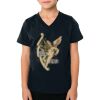 2156 Toddler Fine Jersey V-Neck T-Shirt Thumbnail