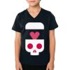 2156 Toddler Fine Jersey V-Neck T-Shirt Thumbnail