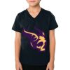 2156 Toddler Fine Jersey V-Neck T-Shirt Thumbnail