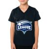 2156 Toddler Fine Jersey V-Neck T-Shirt Thumbnail