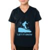 2156 Toddler Fine Jersey V-Neck T-Shirt Thumbnail