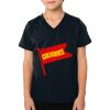 2156 Toddler Fine Jersey V-Neck T-Shirt Thumbnail